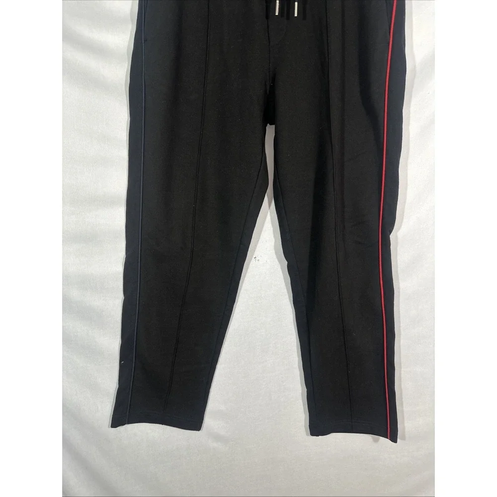 NWT $690 Moncler [ XXL ] Embroidered Logo Sweatpants in Black‎ #J1971